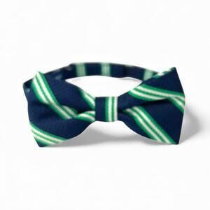 Janie and Jack bow tie boys Blue Green Adjustable 5-11 year old size